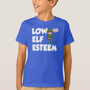 Low Elf Esteem Kerstfeestdag Funny T-shirt