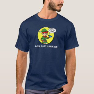 Low Elf Esteem Kerstfeestdag Funny T-shirt