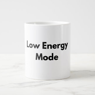 Low Energy Mode Minimaal typografie mok