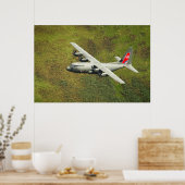 Low Flying Hercules Special RAF Centenary Tail Poster (Keuken)