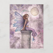 Low Hanging Moon Fairy Briefkaart (Voorkant)