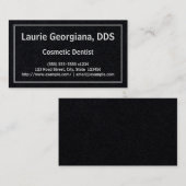 Low-Key en Basic Cosmetic Dentist Visitekaartje (Voorkant / Achterkant)