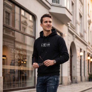 Low Key Minimalistische Pullover Hoodie | Stedelij