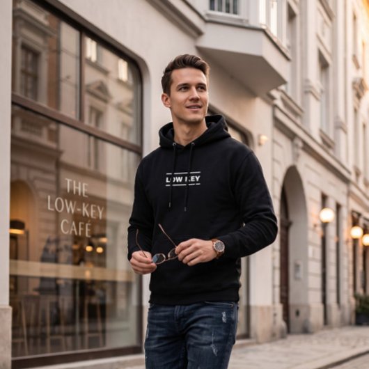 Low Key Minimalistische Pullover Hoodie | Stedelij
