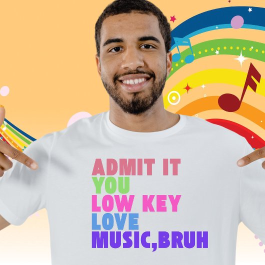 Low Key Muziek Leraar Tshirt