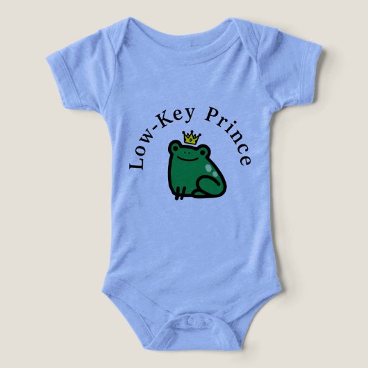 Low-Key Prince Baby Bodysuit (Design voorkant)