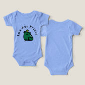 Low-Key Prince Baby Bodysuit (Ontwerp Voorkant & Achterkant)