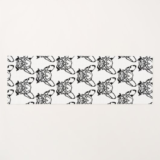 Low Key Rockstar Frenchie French Bulldog Yoga Mat (Voorkant (horizontaal))