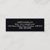 Low-Key Spaans Taal Instructeur Visitekaartje (Achterkant)