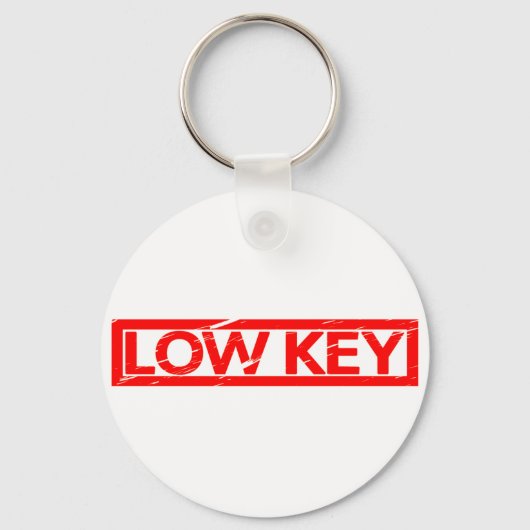 Low Key Stamp Sleutelhanger (Voorkant)