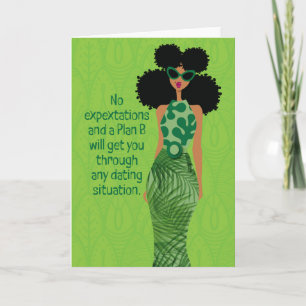 Low-key therapie - Geen verwachtingen en een Plan  Bedankkaart