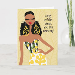 Low-key therapie - Laten we eerst duidelijk zijn Bedankkaart