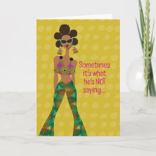 Low-key therapie - Soms is het wat hij NIET is Bedankkaart (Voorkant)