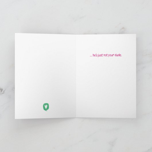 Low-key therapie - Soms is het wat hij NIET is Bedankkaart (Binnen)