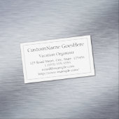 Low-Key Vakantie Organisator Magnetisch Visitekaar Magnetisch Visitekaartje (Voorbeeld)