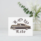 Low Life Oldsmobile Lowrider Briefkaart (Staand voorkant)