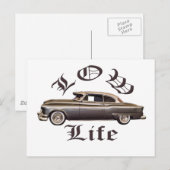 Low Life Oldsmobile Lowrider Briefkaart (Voorkant / Achterkant)