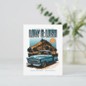 Low & Lush - Een levensstijl in beweging -  truck Feestdagenkaart (Staand voorkant)