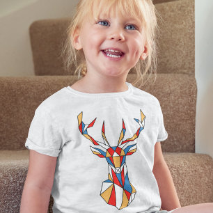 Low Poly Herten Cartoon T-shirt