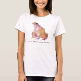 Low Poly Kikker “Ik ben een absolute parel” Dames T-shirt