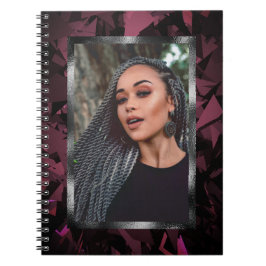 Low-Poly & Metallic Lijst Fotospiraal Notitieboek