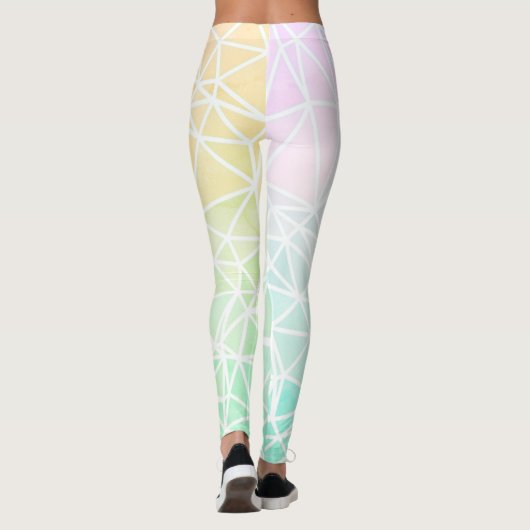 Low Poly Ombre Leggings (Achterkant)