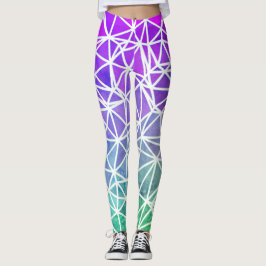 Low Poly Ombre Leggings