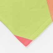 Low poly triangles fleece deken (Hoek)