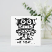 Low Power Robot – niet vandaag... (Staand voorkant)