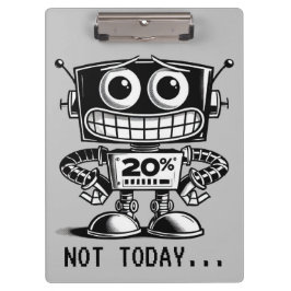 Low Power Robot – niet vandaag... Klembord