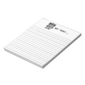 Low Power Robot – niet vandaag... Notitieblok (Linkerzijde)