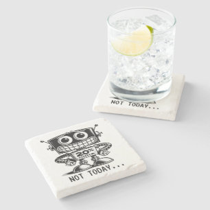 Low Power Robot – niet vandaag... Stenen Onderzetter