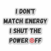 Low Social Battery Sticker (Voorkant)