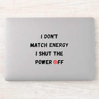 Low Social Battery Sticker