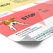 Low Stress Handling® algoritme voor honden Poster (Hoek)