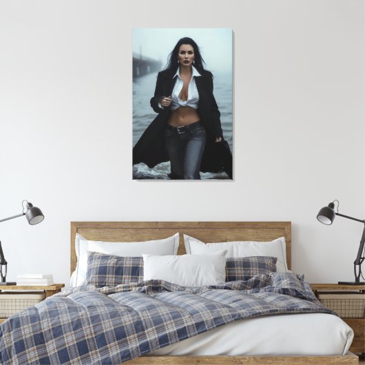 Low Tide Authority Canvas Afdruk (Insitu (Slaapkamer))