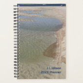Low Tide Beach Sand Pools Personalized  Planner (Voorkant)
