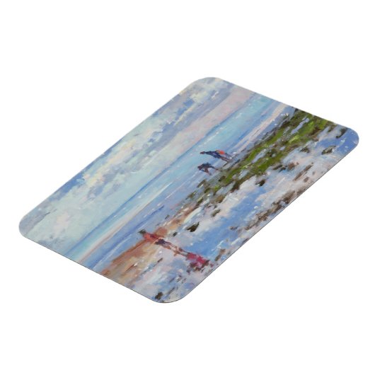 Low Tide Charmouth 2012 Magneet (Linkerzijde)