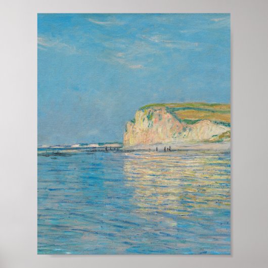 Low Tide in Pourville, bij Dieppe Claude Monet Poster (Voorkant)