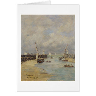 Low Tide in Trouville, 1895 (olie op het paneel)