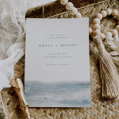 Low Tide Minimalistische Kustbruiloft Save The Date