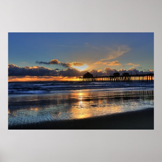 Low Tide Sunset Poster (Voorkant)