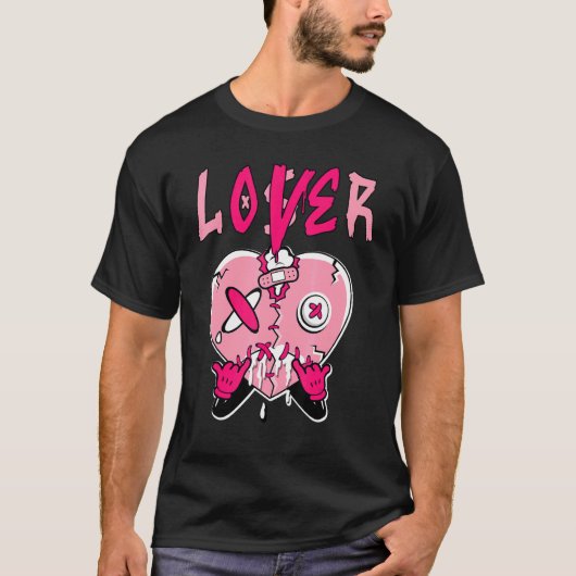 Low Triple Pink Loser   Heart Dripping Triple Pink T-shirt (Voorkant)