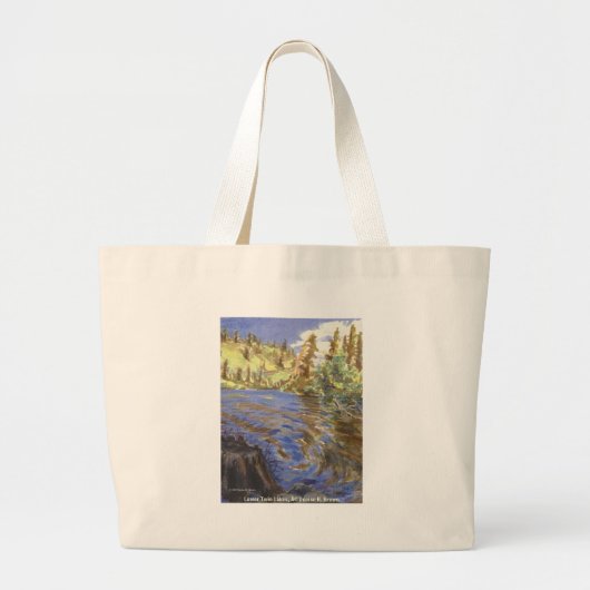 Low Twin Lakes Bag Grote Tote Bag (Voorkant)
