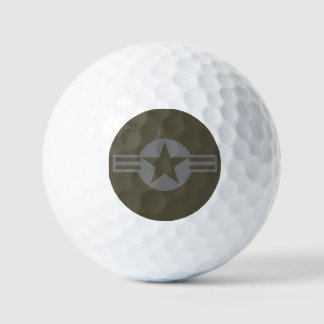 Low Visibility Grey Roundel of the US Air Forces Golfballen