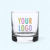 Lowball Whiskey Rocks Glass met aangepaste Logo 12 Whisky Glas
