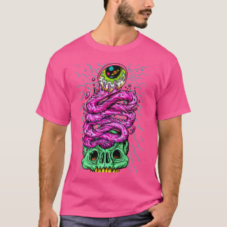 Lowbrow Art Eye - Yoga Grunge Gothic Skater Punk C T-shirt