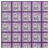 Lowchen 2 inch A Stof (Swatch)