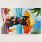 Lowchen Beach Relax Scene Legpuzzel (Horizontaal)