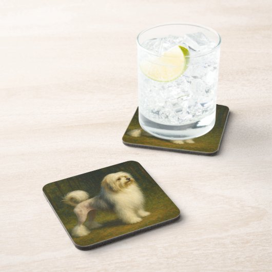 Lowchen Bier Onderzetter (Rechterzijde)